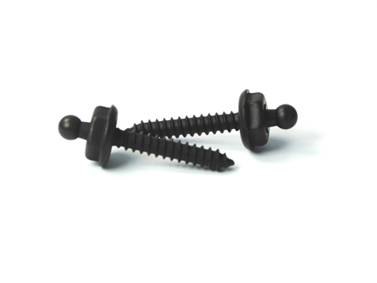 Picture of LOXX Metal Screw 22mm S/S Thread Brass/Black Chrome Plated (08003.79098) Each