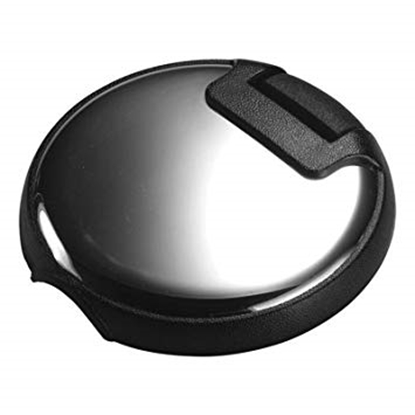 Picture of Round Base with Stainless Cover 2 Pin, Black (91024-1) Each