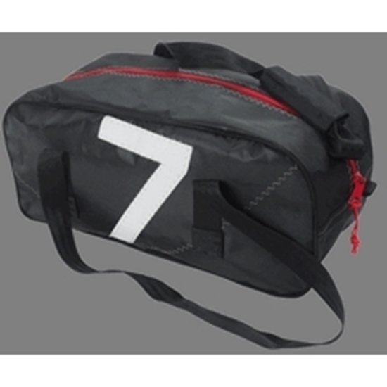 Picture of Sailcloth Sports Bag Small Black 50 x 20 x 25cm - 25L (Leste S Black) Each