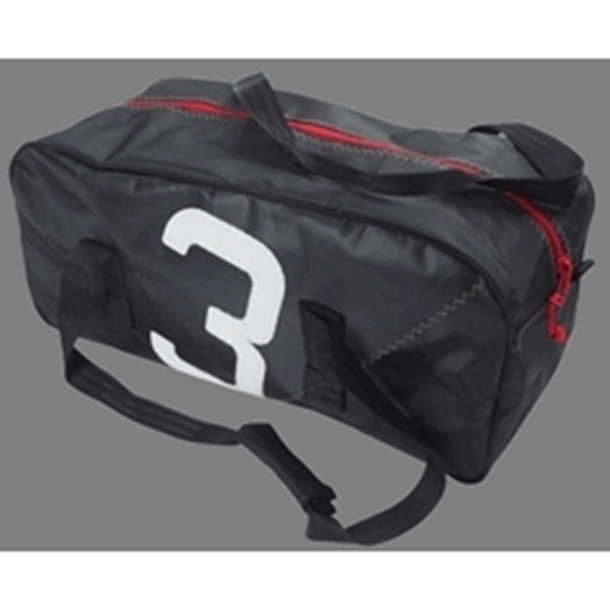 Picture of Sailcloth Sports Bag Medium Black 62 x 28 x 25cm - 35L (Leste M Black) Each