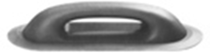 Picture of Oval Form Grab Handle 24 Black 280 x 110mm (24.01) Each