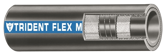 Picture of TridentFlex Marine Wet Exhaust & Water Hose Black with Blue Tracer ID 38mm 1½" 3.81m (250-1124-1B) Each