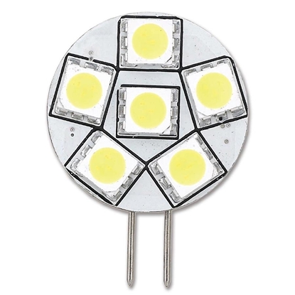 Picture of Cold 6 LED Bulb G4 Fitting 12/24V (L4406023) Each