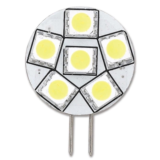 Picture of Cold 6 LED Bulb G4 Fitting 12/24V (L4406023) Each