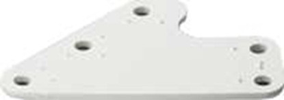 Picture of Clamcleat Backplate for CL233 White (CL233BP) Each