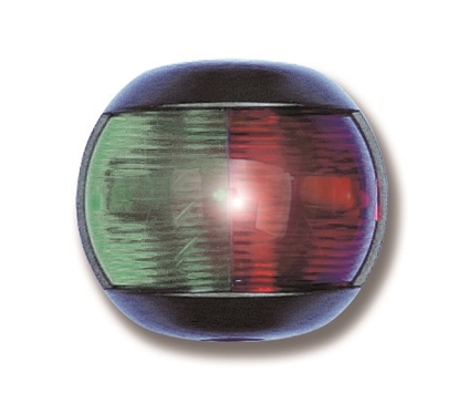Picture of Round Nav Light Bi Colour Black 12v for up to 12m (L5880610) Each