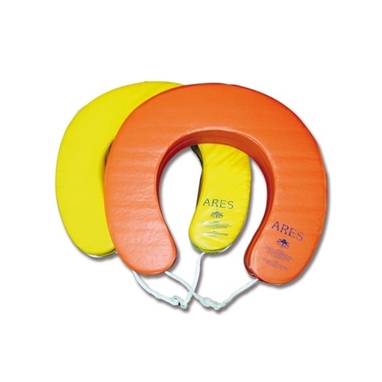 Picture of Ares Horseshoe Lifebuoy Yellow 15kg buoyancy (N1515077) Each