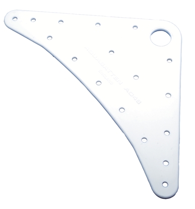 Picture of Headboard 145mm x 145mm x195mm Plastic - suitable for Finn, Fireball, Snipe etc (A048) Each
