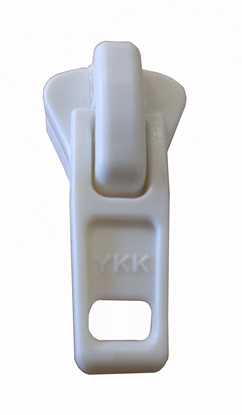 Picture of YKK® Slider No.10 Vislon® Single Plastic White (E587) Each