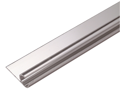 Picture of Aluminium Awning Track 2440mm Polished Finish (G520-8) Each