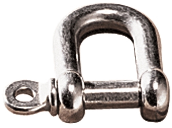 Picture of D Shackle AISI316 Stainless Steel 5mm L19mm with 10mm gap 5mm pin (2404-0105) Each