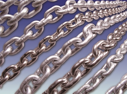 Picture of Chain Galvanised 7mm x 60m Grade 4 Calibrated - Plastic Drum (CTI5070A34XZFMA00060) Each