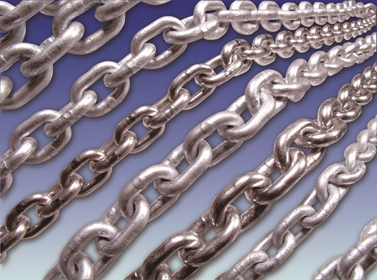 Picture of Chain Stainless Steel 8mm x 30m Grade 4 Calibrated - Plastic Drum (CTD6080316XLUMA00030) Each