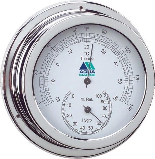 Picture of Thermo/Hygrometer 120mm Face Chrome Finish (32.0475) Each