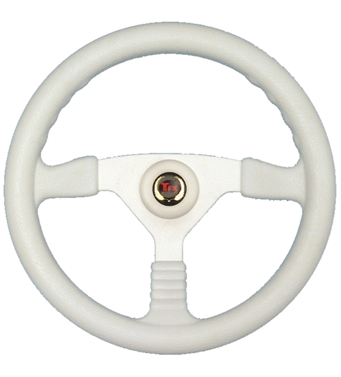 Picture of Sunbird Steering Wheel White 350mm Soft Grip (PD93050) Each