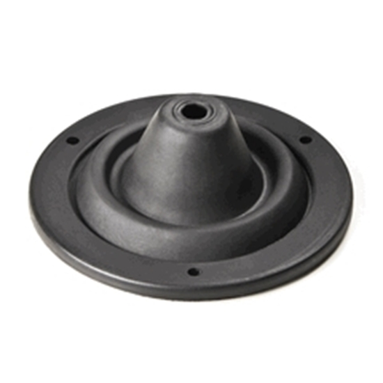 Picture of Transom Grommet 119mm, Ridged Cone Type With Flexible Single Hole Outlet Inner 86mm (10106) Each