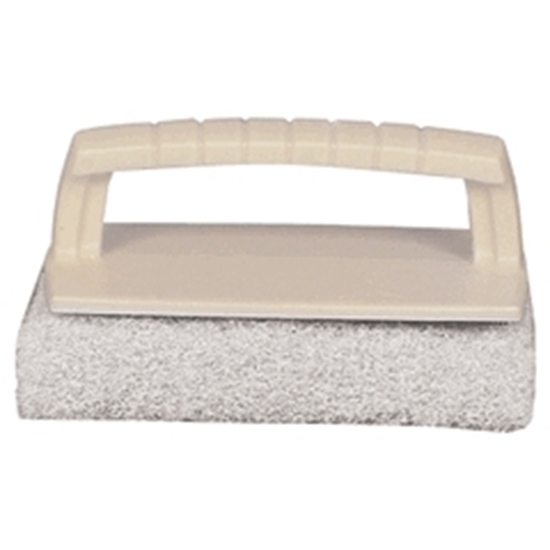 Picture of Scrub Pad with Handle Fine White (040129) Each