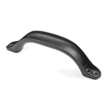 Picture of Large Black PP Plastic Grab Handle 40x260mm, Takes 4x 4.5mm Screws (30183) Each