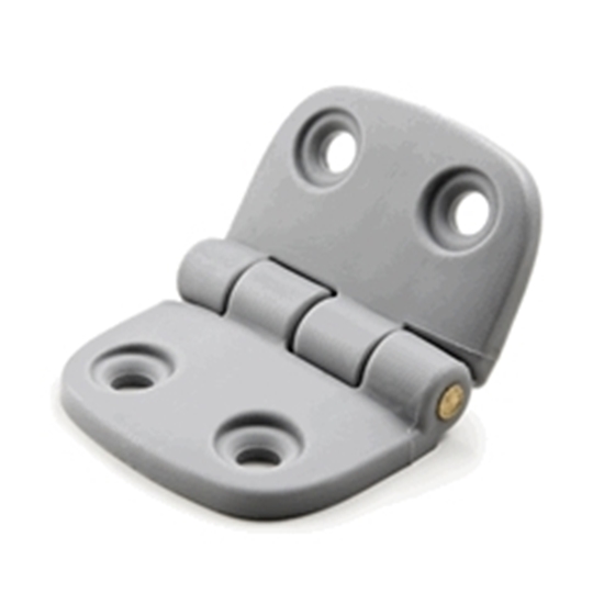 Picture of Large Grey Hinge 40x57mm, Takes 4x 5mm Screws (75223) Pack 2