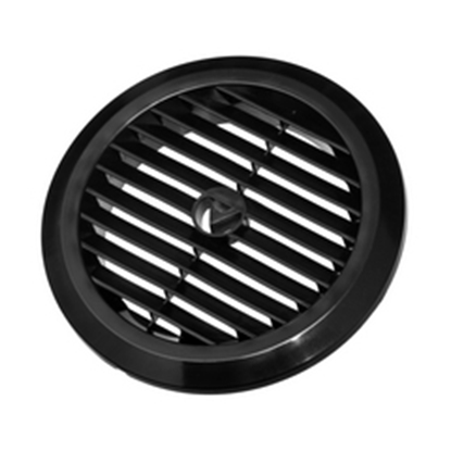 Picture of Black Round 75mm 3" Vent HDPE, OD 100mm x ID 75mm (90500) Each