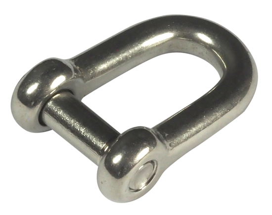 Picture of Shackles With Sink Pin AISI316 6mm L24mm With 12mm Gap 6mm Pin (2406-0106) Each