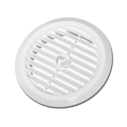 Picture of White Round 75mm 3" Vent HDPE, OD 100mm x ID 75mm (90501) Each
