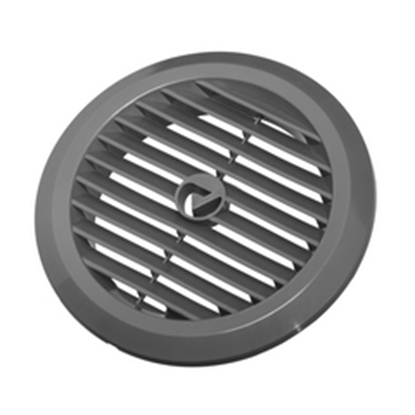 Picture of Grey Round 75mm 3" Vent HDPE, OD 100mm x ID 75mm (90502) Each