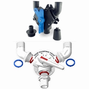 Picture for category Manual 3-way 'Y' Valves for waste systems