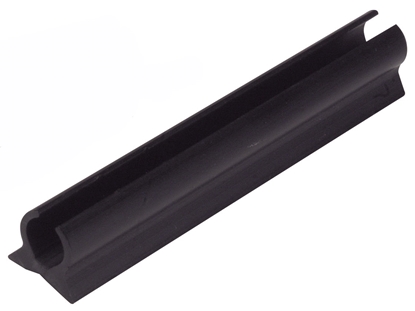Picture of Flex-A-Rail Awning Track Black 1.5m Semi Rigid PVC (G512015BK) Each