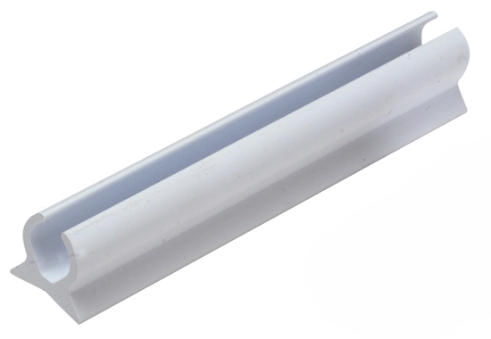 Picture of Flex-A-Rail Awning Track White 1.5m Semi Rigid PVC (G512015) Each