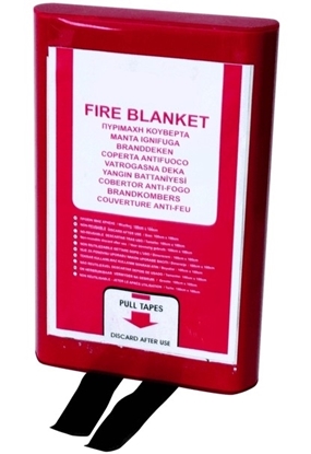 Picture of Fire Blanket With PVC Case 100 x 100cm (70448) Each