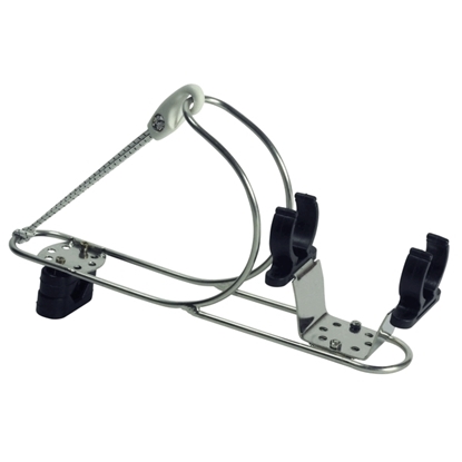 Picture of Lifebuoy Holder With Light Bracket AISI316 140x290mm (2646-0112) Each
