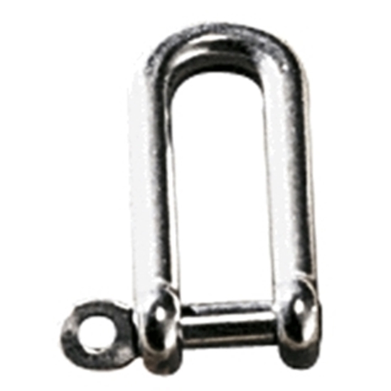 Picture of Long D Shackle AISI316 5mm L40mm with 10mm gap 5mm pin (2408-0105) Each