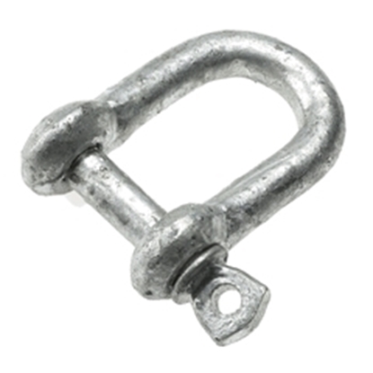 Picture of D Shackle HD Galvanised 22mm L85mm with 44mm gap 22mm pin (2404-0722) Each