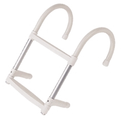 Picture of Ladder 2 Steps Aluminium & White (50032) Each