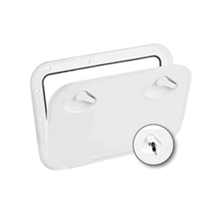 Picture of Mid Line Hatch With Lock 355 x 600mm White (196852) Each