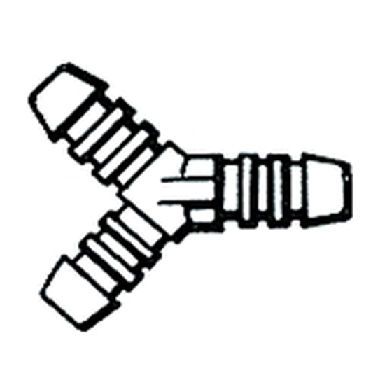 Picture of Aquaflow Tank Hose Connector Y Connector R 3/8'' 10mm (AQM007764) Each