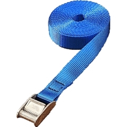Picture of 25mm x 5m General Purpose Strap and Buckle (CS25EL5M-Light Blue) Pack 2