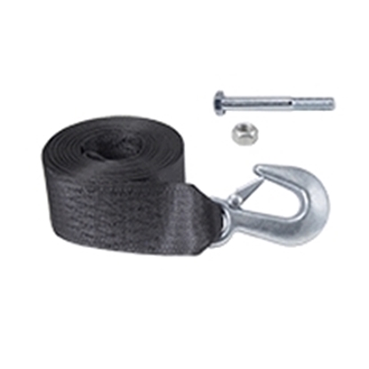 Picture of Winch Strap 3.3m (11ft) With Hook/Nut/6mm Bolt (AQM002848) Each