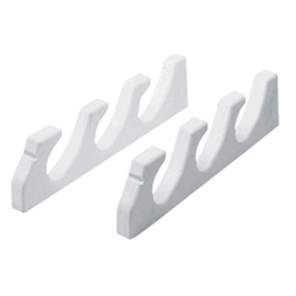 Picture of Storage Rack for 3 Fishing Rods White (31529) Pair