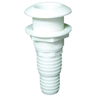 Picture of Thru-Hull Easy Mount Threaded 1¼'' For Hose Ø28/35mm White (23671) Each