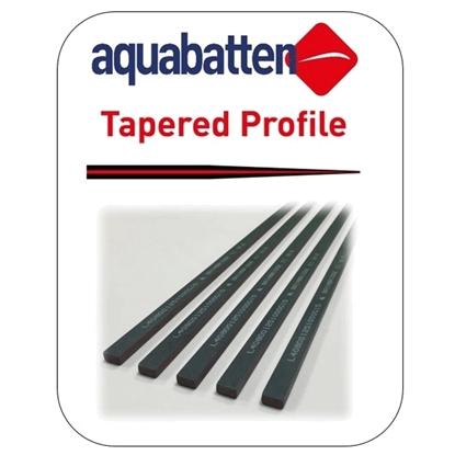 Picture of Aquabatten Leech Tapered Glass Batten 1000 x 15mm | 7 x 1.25mm (L407001251000G15) Each