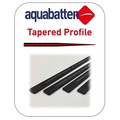 Picture of Aquabatten Leech Tapered Carbon Batten 400 x 10mm | 3 x 0.75mm (L203000750400C10) Each