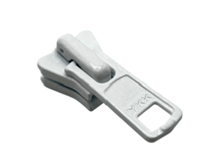 Picture of YKK® Slider No.8 Vislon® Single Metal White (23533/501) Each